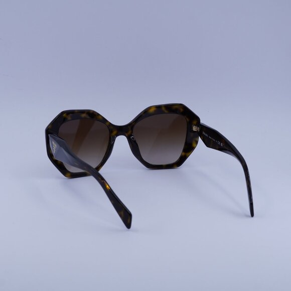 Prada PR16WS 2AU6S1 Sunglasses Tortoise Geometric Frame, Brown Lenses main image 7